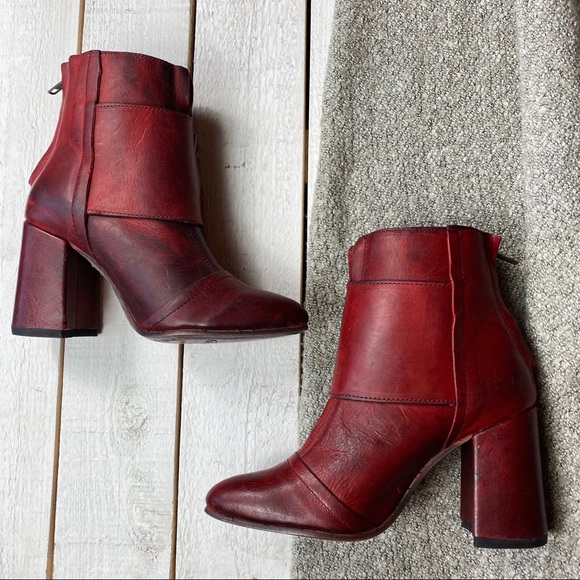 SOLD Freebird By Steven Joey Leather Ankle Boot - Picture 5 of 16